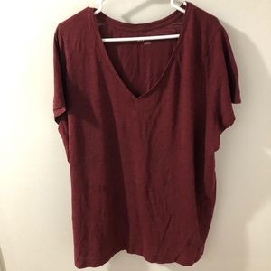 Maroon t-shirt